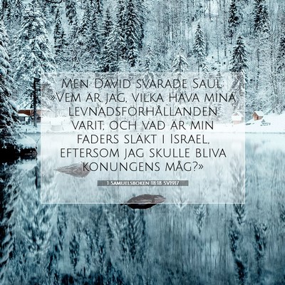1 Samuelsboken 18:18 Bibelvers Förklarad