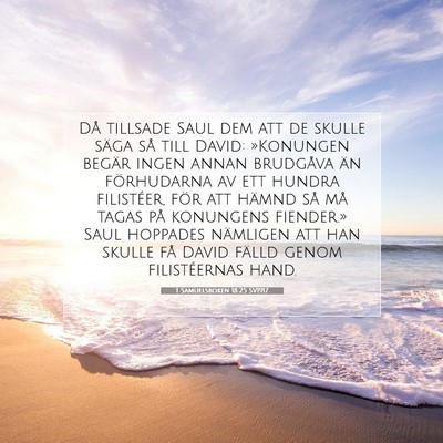 1 Samuelsboken 18:25 Bibelvers Förklarad