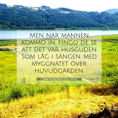 1 Samuelsboken 19:16 Bibelvers Förklarad