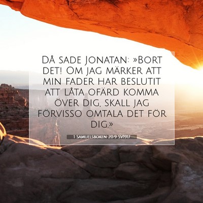 1 Samuelsboken 20:9 Bibelvers Förklarad