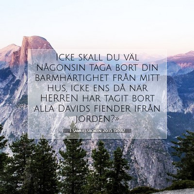 1 Samuelsboken 20:15 Bibelvers Förklarad
