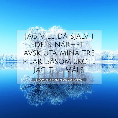 1 Samuelsboken 20:20 Bibelvers Förklarad