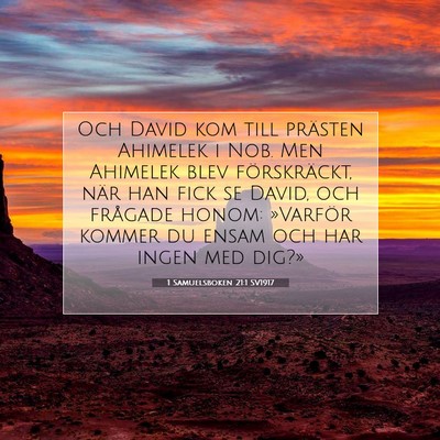 1 Samuelsboken 21:1 Bibelvers Förklarad