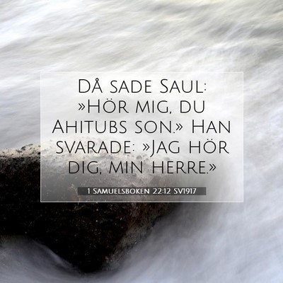 1 Samuelsboken 22:12 Bibelvers Förklarad