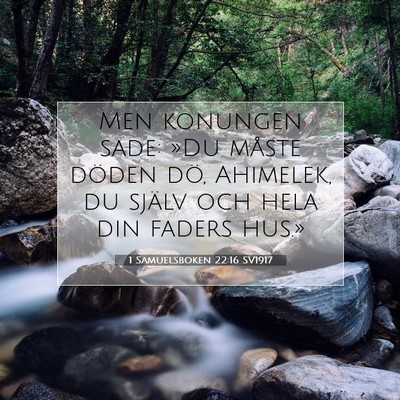 1 Samuelsboken 22:16 Bibelvers Förklarad