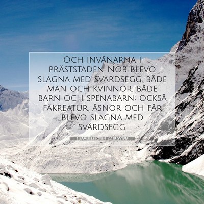 1 Samuelsboken 22:19 Bibelvers Förklarad