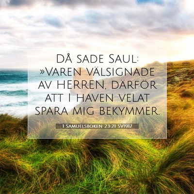 1 Samuelsboken 23:21 Bibelvers Förklarad