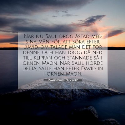 1 Samuelsboken 23:25 Bibelvers Förklarad