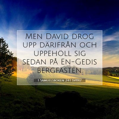1 Samuelsboken 24:1 Bibelvers Förklarad