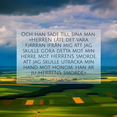 1 Samuelsboken 24:7 Bibelvers Förklarad