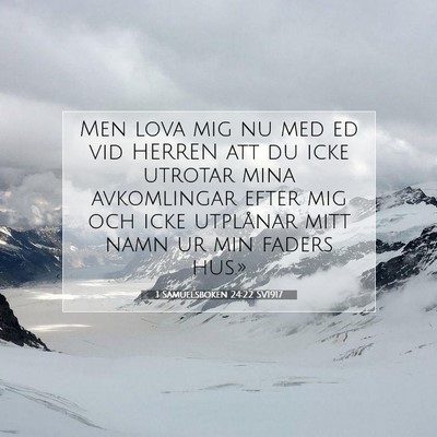 1 Samuelsboken 24:22 Bibelvers Förklarad