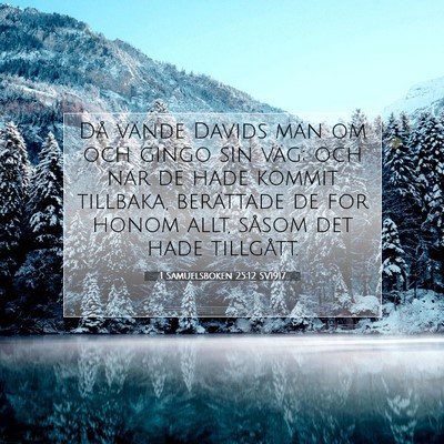 1 Samuelsboken 25:12 Bibelvers Förklarad