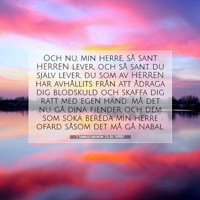 1 Samuelsboken 25:26 Bibelvers Förklarad