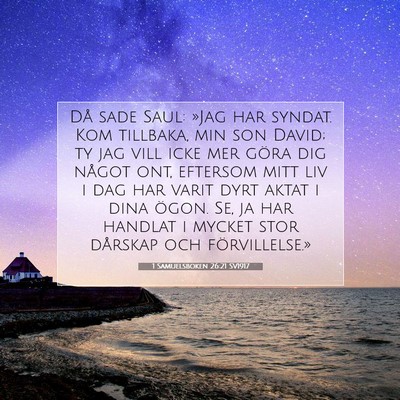 1 Samuelsboken 26:21 Bibelvers Förklarad