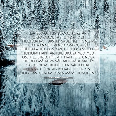 1 Samuelsboken 29:4 SV1917 Bild av bibelvers