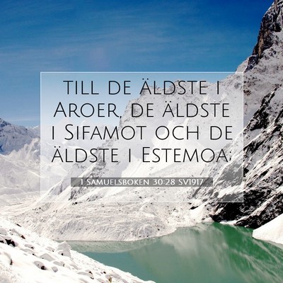 1 Samuelsboken 30:28 SV1917 Bild av bibelvers