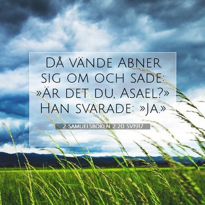 2 Samuelsboken 2:20 Bibelvers Förklarad