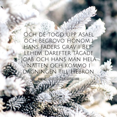 2 Samuelsboken 2:32 Bibelvers Förklarad