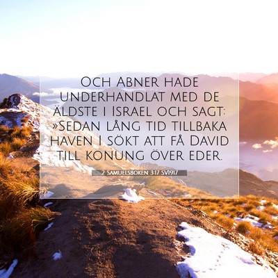 2 Samuelsboken 3:17 Bibelvers Förklarad