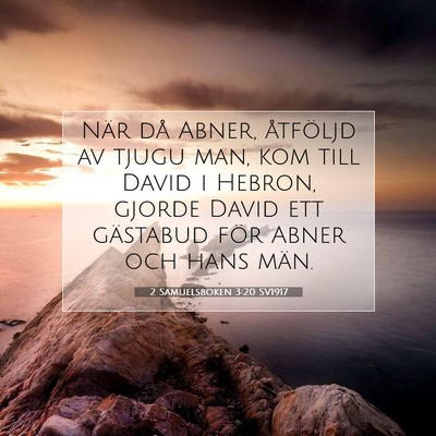 2 Samuelsboken 3:20 Bibelvers Förklarad