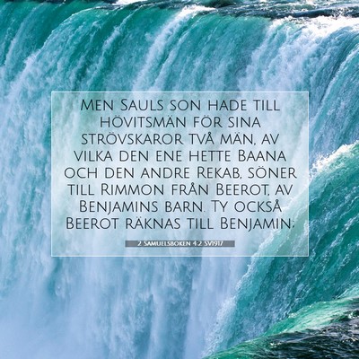 2 Samuelsboken 4:2 Bibelvers Förklarad