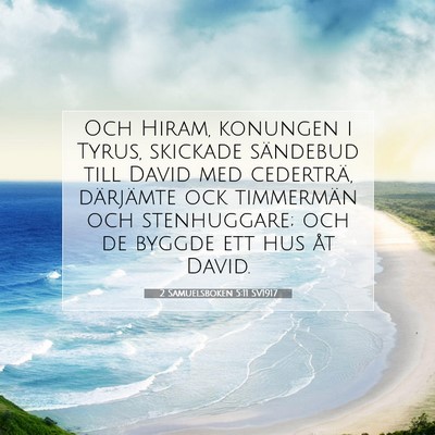 2 Samuelsboken 5:11 SV1917 Bild av bibelvers