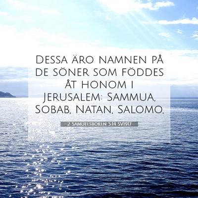 2 Samuelsboken 5:14 Bibelvers Förklarad