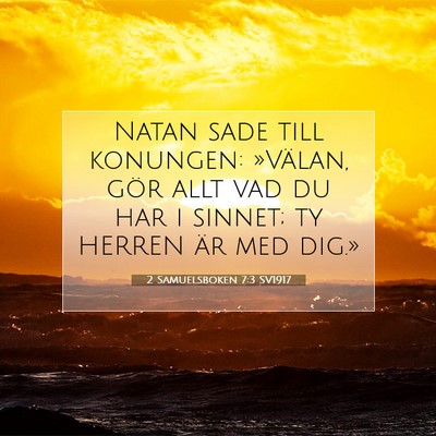 2 Samuelsboken 7:3 Bibelvers Förklarad