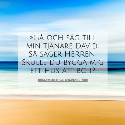 2 Samuelsboken 7:5 Bibelvers Förklarad
