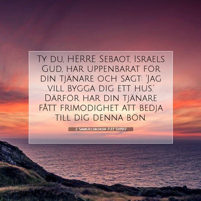 2 Samuelsboken 7:27 Bibelvers Förklarad