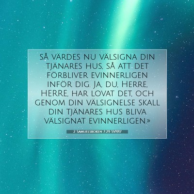 2 Samuelsboken 7:29 Bibelvers Förklarad