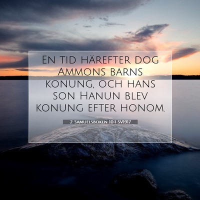 2 Samuelsboken 10:1 SV1917 Bild av bibelvers