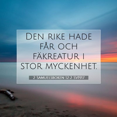 2 Samuelsboken 12:2 Bibelvers Förklarad