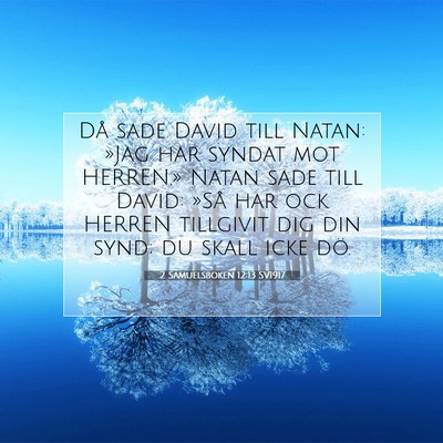 2 Samuelsboken 12:13 SV1917 Bild av bibelvers