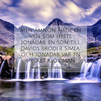 2 Samuelsboken 13:3 Bibelvers Förklarad