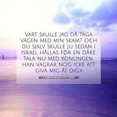 2 Samuelsboken 13:13 Bibelvers Förklarad