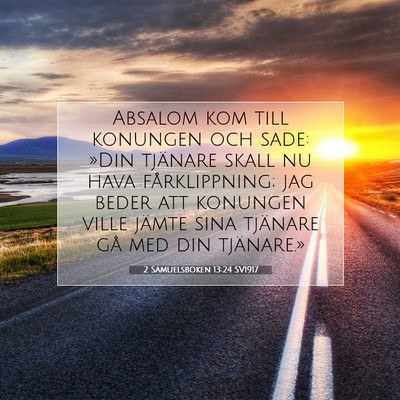 2 Samuelsboken 13:24 Bibelvers Förklarad
