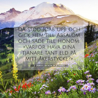 2 Samuelsboken 14:31 Bibelvers Förklarad