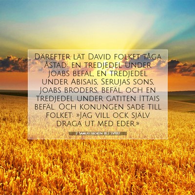 2 Samuelsboken 18:2 Bibelvers Förklarad