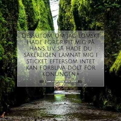 2 Samuelsboken 18:13 Bibelvers Förklarad