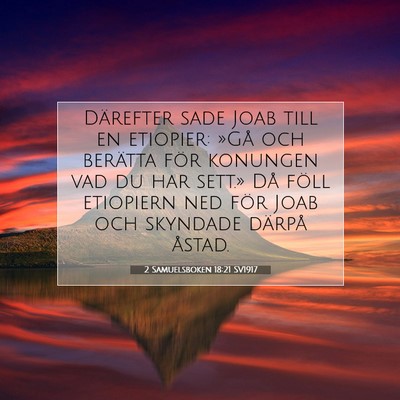2 Samuelsboken 18:21 Bibelvers Förklarad