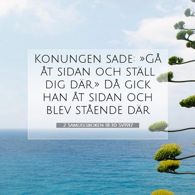 2 Samuelsboken 18:30 Bibelvers Förklarad