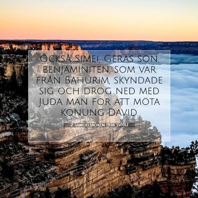 2 Samuelsboken 19:16 Bibelvers Förklarad