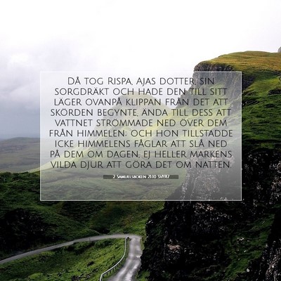 2 Samuelsboken 21:10 Bibelvers Förklarad