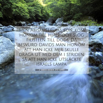 2 Samuelsboken 21:17 Bibelvers Förklarad