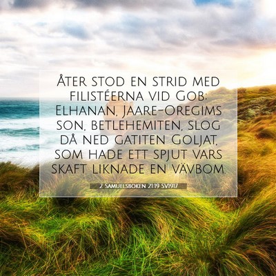 2 Samuelsboken 21:19 Bibelvers Förklarad