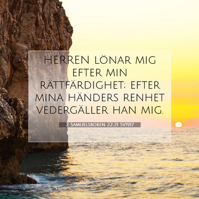 2 Samuelsboken 22:21 Bibelvers Förklarad
