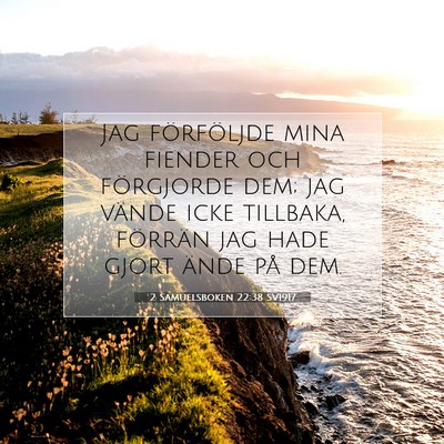 2 Samuelsboken 22:38 Bibelvers Förklarad