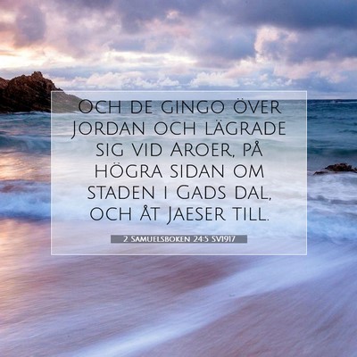2 Samuelsboken 24:5 Bibelvers Förklarad