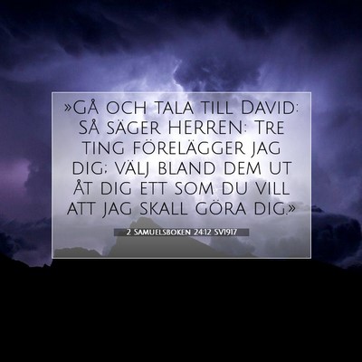 2 Samuelsboken 24:12 Bibelvers Förklarad